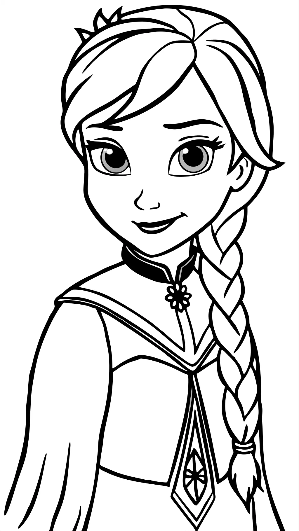 coloring pages anna frozen